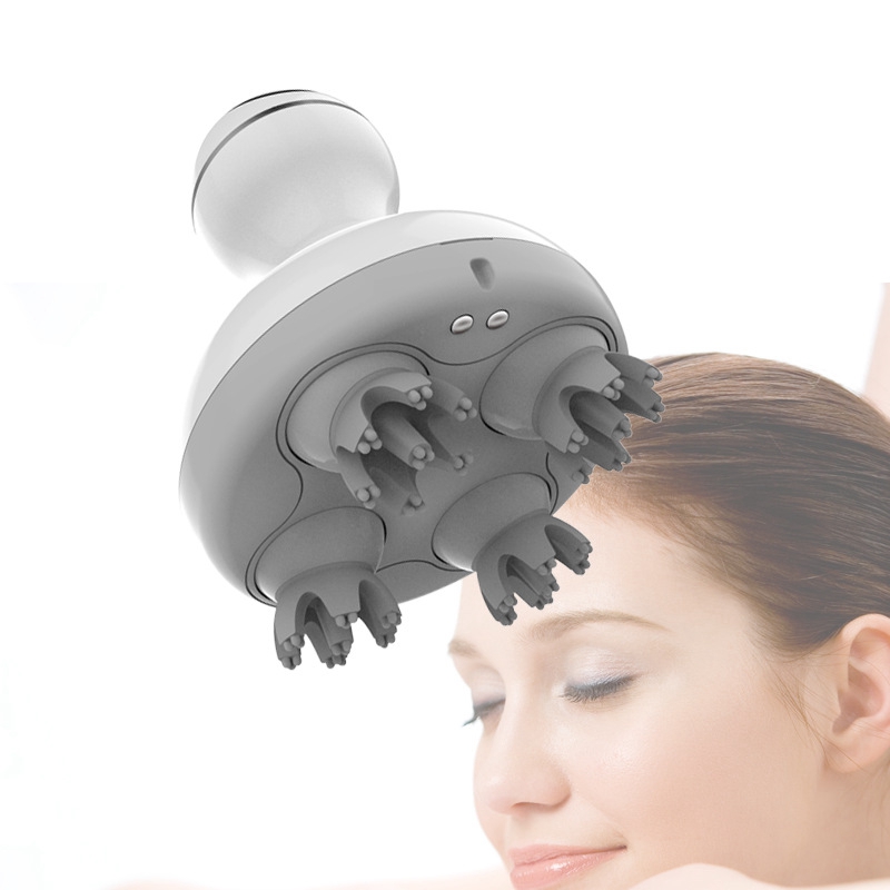 Factory best selling Neck Relax Massager -
 Hand Held Head Massager Portable Vibrating Waterproof Electric Scalp Massager – Liangji