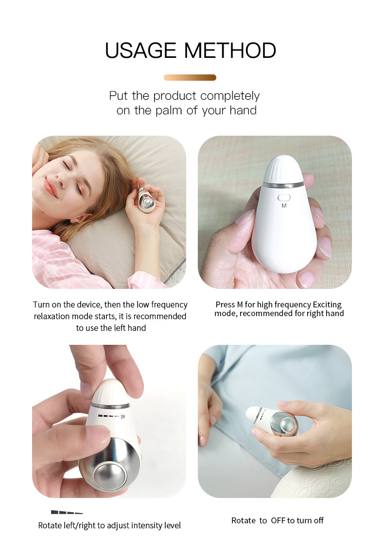 Преносимо устройство за подпомагане на съня за спалня Relax Микротоково оборудване за физиотерапия Домашен ръчен инструмент за сън